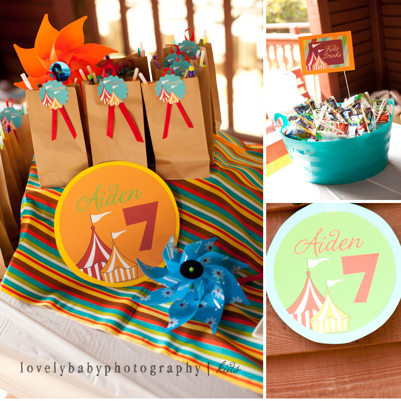 boy's carnival themed sacramento birthday party