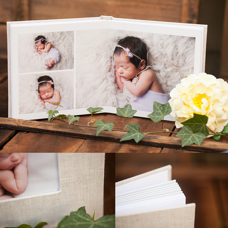 03 gorgeous newborn photography heirloom album