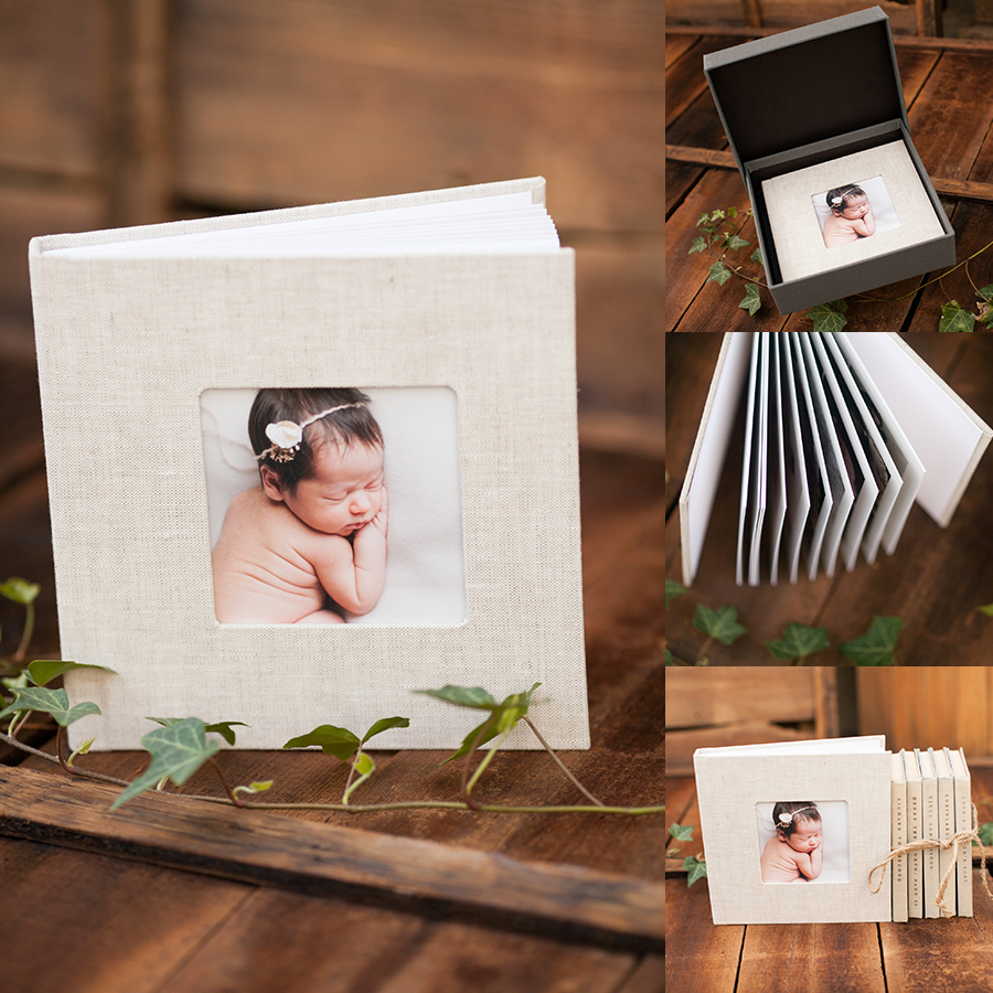 04 gorgeous newborn photography heirloom album